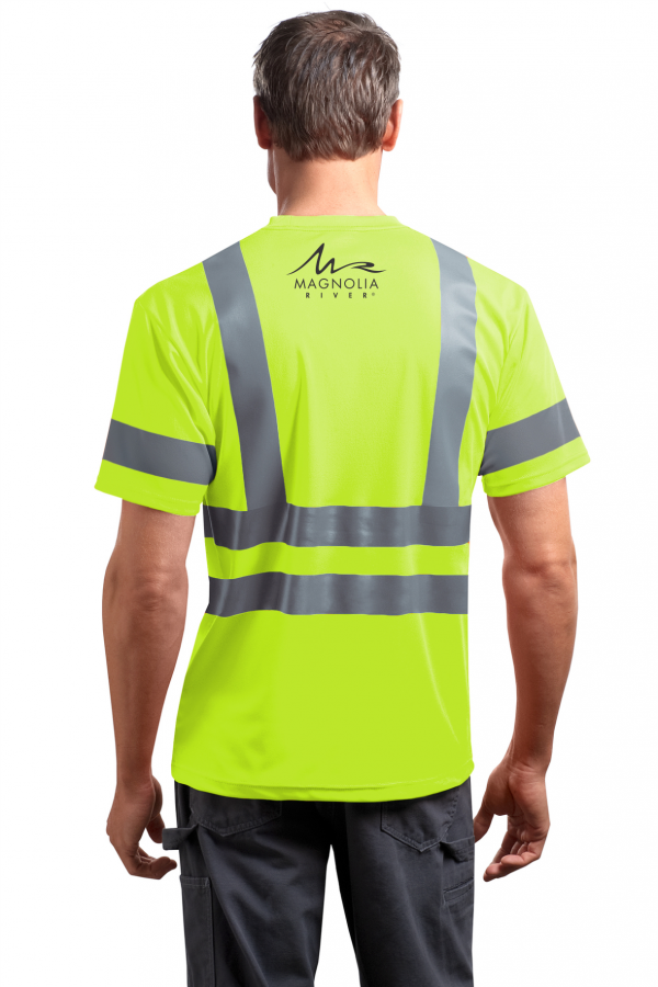 ANSI - Tees - Safety Green - Back