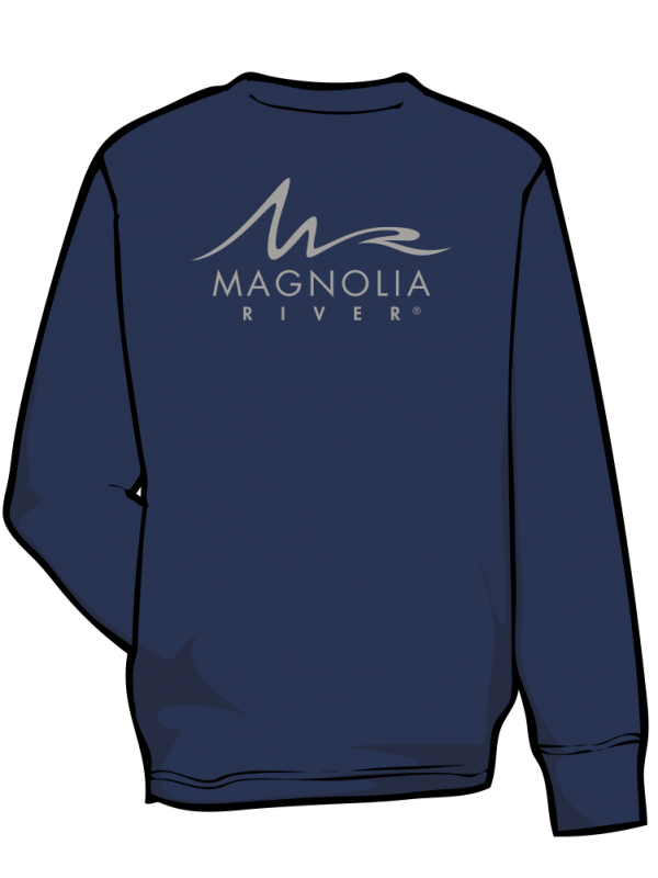 MR - LS - Navy with Silver - Back